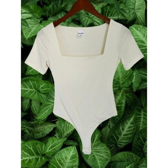 RE/DONE White Bodysuit Top Size XSmall - Picture 1 of 6